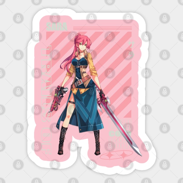 Sara Trails of cold steel Sticker by My Kido